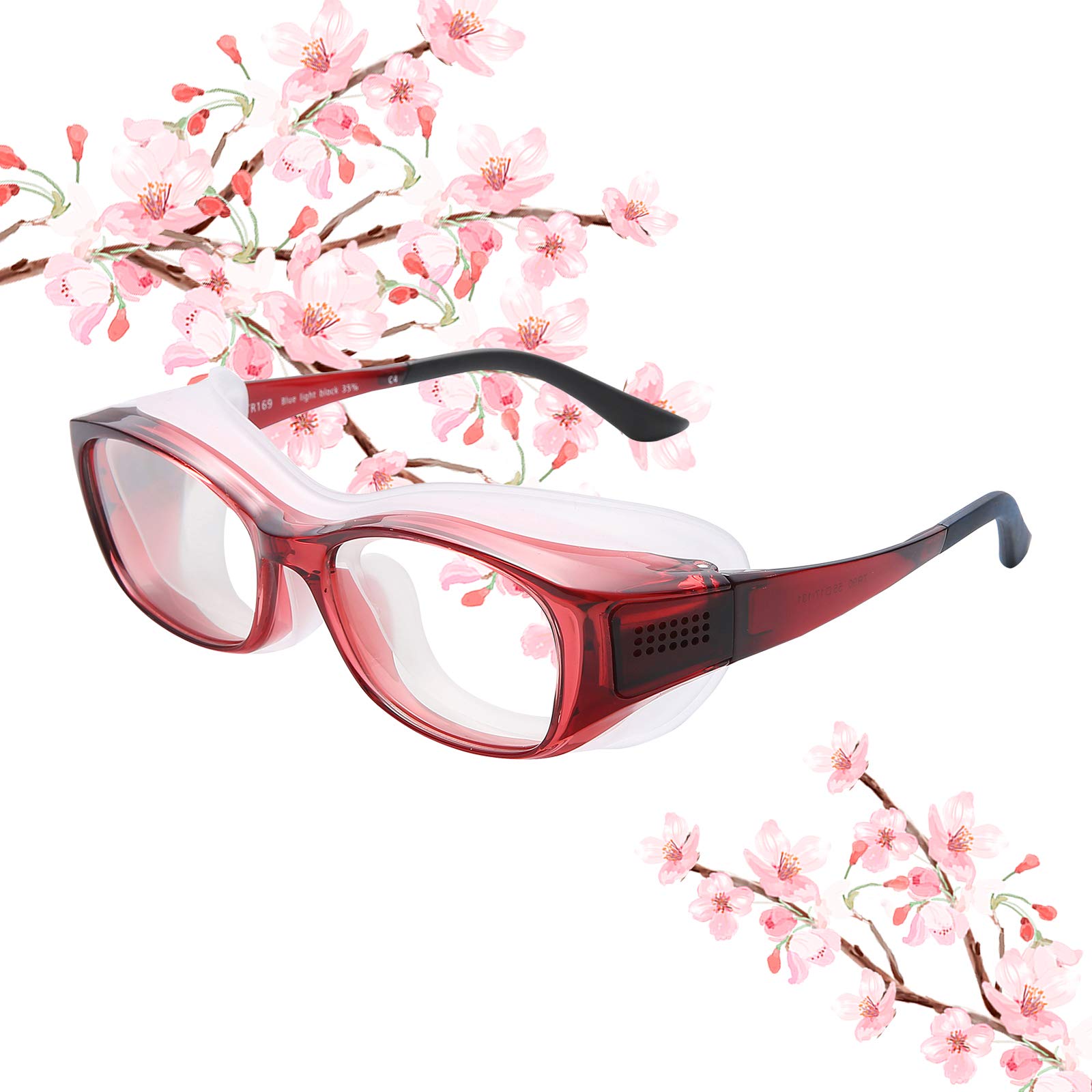 花粉症 メガネ 【特許あり】曇り止め ブルーライトカット アロマ 保護